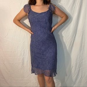 Vintage Alyn Paige 90s Style Purple Dress